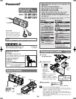 Preview for 1 page of Panasonic SV-MP500V Operating Instructions Manual