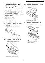 Предварительный просмотр 5 страницы Panasonic SV-MP500VGC Service Manual