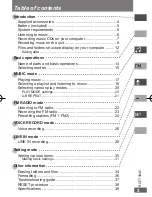 Preview for 3 page of Panasonic SV-MP805V Operating Instructions Manual