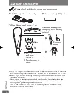 Preview for 4 page of Panasonic SV-MP805V Operating Instructions Manual