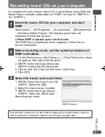 Preview for 7 page of Panasonic SV-MP805V Operating Instructions Manual