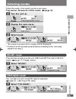 Preview for 15 page of Panasonic SV-MP805V Operating Instructions Manual