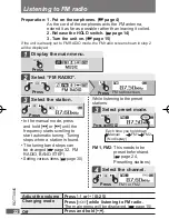 Preview for 22 page of Panasonic SV-MP805V Operating Instructions Manual