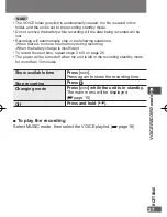 Preview for 27 page of Panasonic SV-MP805V Operating Instructions Manual