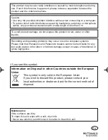 Preview for 40 page of Panasonic SV-MP805V Operating Instructions Manual