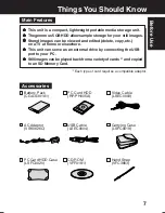 Preview for 7 page of Panasonic SV-PT1 Operating Instructions Manual