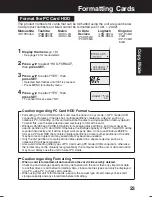 Preview for 23 page of Panasonic SV-PT1 Operating Instructions Manual