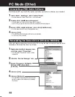 Preview for 48 page of Panasonic SV-PT1 Operating Instructions Manual