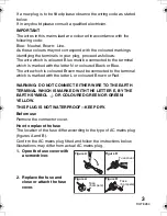 Preview for 3 page of Panasonic SV-SD300V Operating Instructions Manual