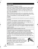 Preview for 4 page of Panasonic SV-SD300V Operating Instructions Manual