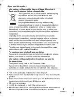 Preview for 5 page of Panasonic SV-SD300V Operating Instructions Manual