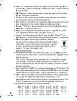 Preview for 6 page of Panasonic SV-SD300V Operating Instructions Manual