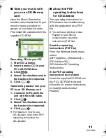 Preview for 11 page of Panasonic SV-SD300V Operating Instructions Manual