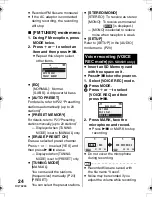 Preview for 24 page of Panasonic SV-SD300V Operating Instructions Manual