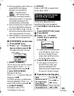 Preview for 25 page of Panasonic SV-SD300V Operating Instructions Manual