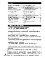 Preview for 2 page of Panasonic SV-SD310V Operating Instructions Manual