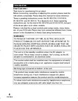 Preview for 4 page of Panasonic SV-SD310V Operating Instructions Manual