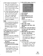 Preview for 15 page of Panasonic SV-SD310V Operating Instructions Manual