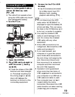 Preview for 19 page of Panasonic SV-SD310V Operating Instructions Manual