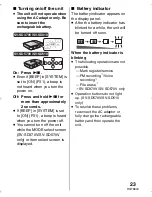 Preview for 23 page of Panasonic SV-SD310V Operating Instructions Manual