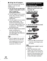 Preview for 24 page of Panasonic SV-SD310V Operating Instructions Manual