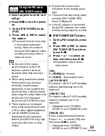 Preview for 33 page of Panasonic SV-SD310V Operating Instructions Manual