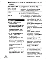 Preview for 42 page of Panasonic SV-SD310V Operating Instructions Manual