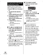 Preview for 32 page of Panasonic SV-SD370V Operating Instructions Manual