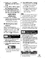 Preview for 35 page of Panasonic SV-SD370V Operating Instructions Manual