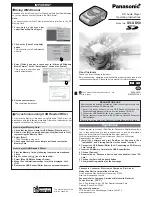 Panasonic SV-SD50 Operating Instructions Manual preview