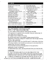 Preview for 2 page of Panasonic SV-SD710V Operating Instructions Manual