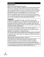 Preview for 4 page of Panasonic SV-SD710V Operating Instructions Manual