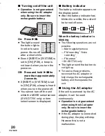 Preview for 20 page of Panasonic SV-SD710V Operating Instructions Manual