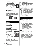 Preview for 22 page of Panasonic SV-SD710V Operating Instructions Manual