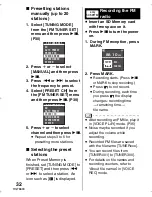 Preview for 32 page of Panasonic SV-SD710V Operating Instructions Manual