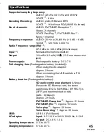 Preview for 45 page of Panasonic SV-SD710V Operating Instructions Manual