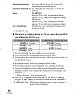 Preview for 46 page of Panasonic SV-SD710V Operating Instructions Manual