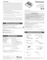 Panasonic SV-SD75 Operating Instructions Manual preview