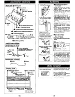 Preview for 2 page of Panasonic SV-SD75 Operating Instructions Manual