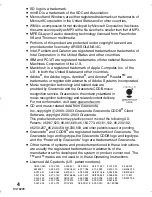 Preview for 4 page of Panasonic SV-SD750V Operating Instructions Manual