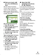 Preview for 9 page of Panasonic SV-SD750V Operating Instructions Manual