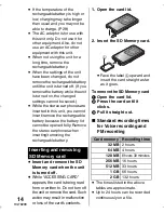 Preview for 14 page of Panasonic SV-SD750V Operating Instructions Manual