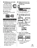 Preview for 15 page of Panasonic SV-SD750V Operating Instructions Manual