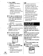 Preview for 20 page of Panasonic SV-SD750V Operating Instructions Manual