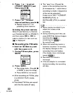 Preview for 22 page of Panasonic SV-SD750V Operating Instructions Manual