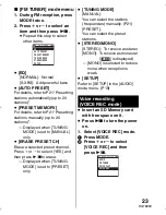 Preview for 23 page of Panasonic SV-SD750V Operating Instructions Manual