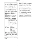 Предварительный просмотр 3 страницы Panasonic SVAP10U - SD PRINTER Operating Instructions Manual