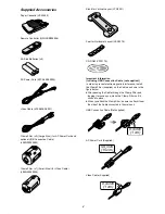 Предварительный просмотр 4 страницы Panasonic SVAP10U - SD PRINTER Operating Instructions Manual