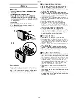 Предварительный просмотр 44 страницы Panasonic SVAP10U - SD PRINTER Operating Instructions Manual