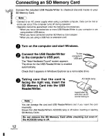 Предварительный просмотр 54 страницы Panasonic SVAV10U - SD MULTI AV DEVICE Operating Instructions Manual